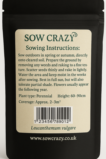 Oxeye Flower Seeds (Leucanthemum vulgare)